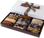 Barnetts Fathers Day 12 Chocolate Biscotti Gift Box, Gourmet Cookie Gifts Basket for Him and Her, Food Delivery, Fancy Cookies Candy Box Baskets Ideas for Men, Dad, Father, Grandfather, Husband, Brother, Son, Grandson,