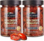 Tuscanini Italian Sun Dried Tomatoes in Oil, 10.6 (2 Pack) | Julienne Cut | Nothing Artificial | Kosher | Product of Italy | Gourmet Ingredient