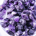 Apengshi 1/2 lb（230g） Natural Amethyst Rough Stone Crystal Dream Amethyst Healing Crystal Chakra Raw Stone Meditation Reiki Collection