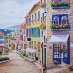 20 Napkins Cities and Countries Bistro in France as Table Decoration Paper Napkins with Motif Also for Decoupage and Decoupage 33 x 33 cm
