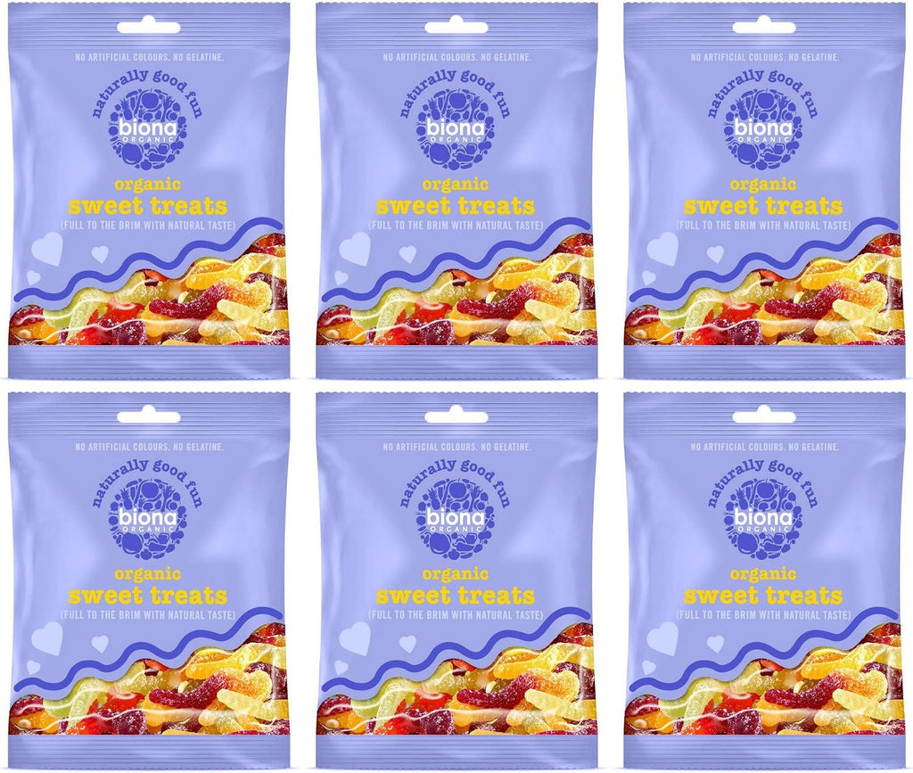 Biona Organic Sour Snakes 75g-12 Pack