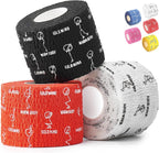 WARM BODY COLD MIND 1.85" Weightlifting Thumb Tape - Hook Grip Tape for Powerlifting, Cross Training, Gym Tape, Workout, Weight Lifting Tape, Athletic Finger Wrap (Mix V1 3 Rolls)