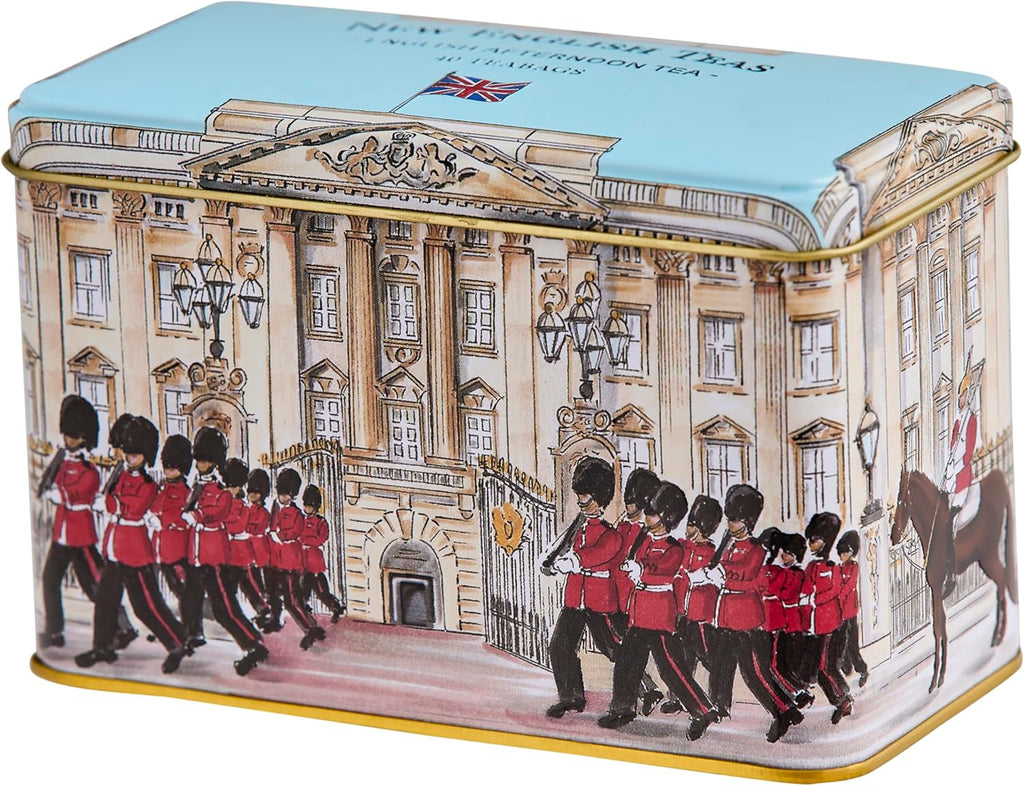Buckingham Palace Tea Tin with 40 English Afternoon Teabags, British Souvenir