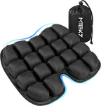 Upgrade Travel Seat Cushion for Airplane,Portable&Adjustable Air Seat Cushion,Coccyx Tailbone Pain Relief Chair Pad,Inflatable Cushion for Wheelchair, Travel,Driving,Office Work