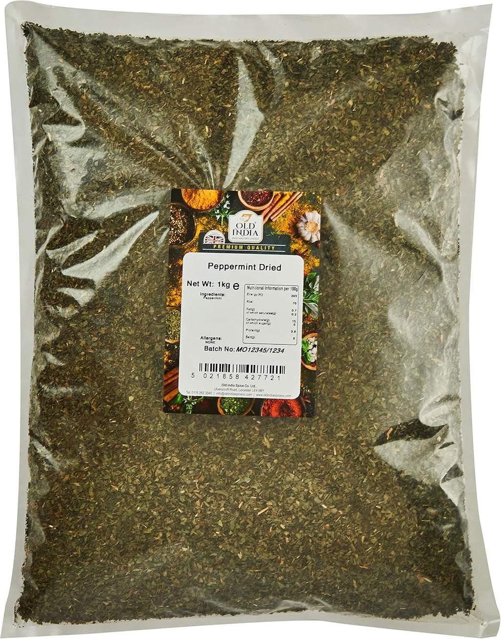 Old India Peppermint Dried 1 Kg