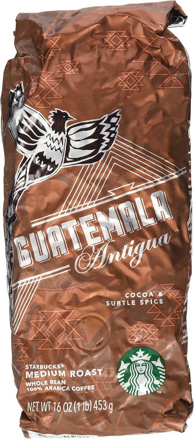 Starbucks Guatemala Antigua, Whole Bean Coffee, 16 Ounce (Pack of 1)