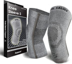 Vital Salveo S-Support 3D Bio-Dynamic Recovery Knee Sleeve – High-Impact Compression for Athletes, Stability & Training(1 Pair)/S
