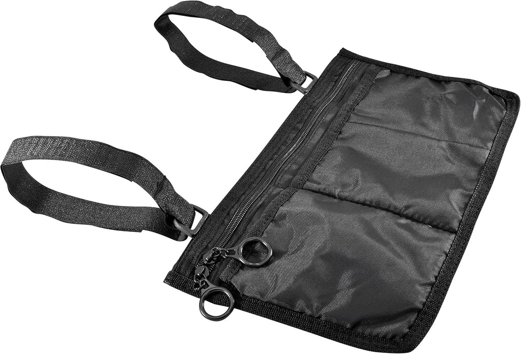 Secure Safety Solutions Storage Bag for Wheelchair Walker Rollator, Black - Mobility Aid Storage Pouch Accessory for Elderly, Seniors, Handicap - Hands Free Arm Rest Tote Caddy