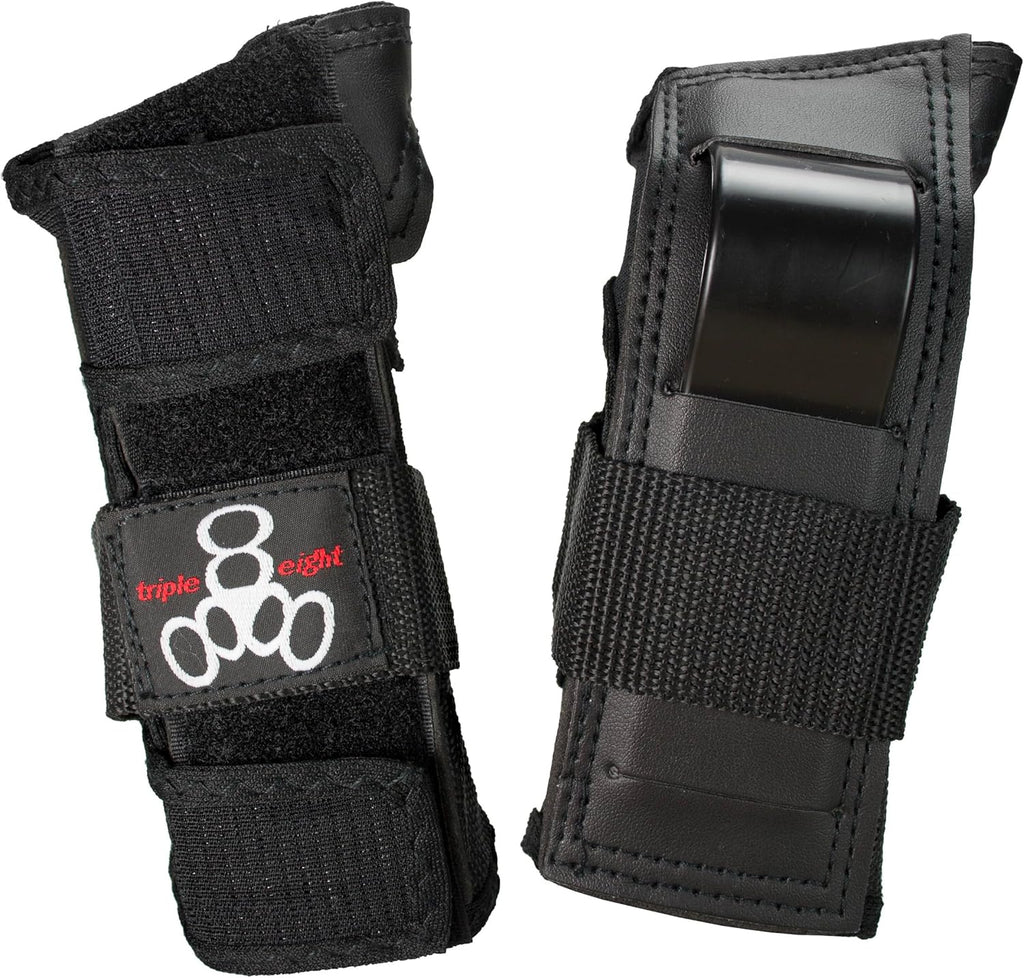 Triple Eight WRISTSAVER Wrist Guards, Black – Ideal for Skateboarding, in-line Skating, and Roller Skating