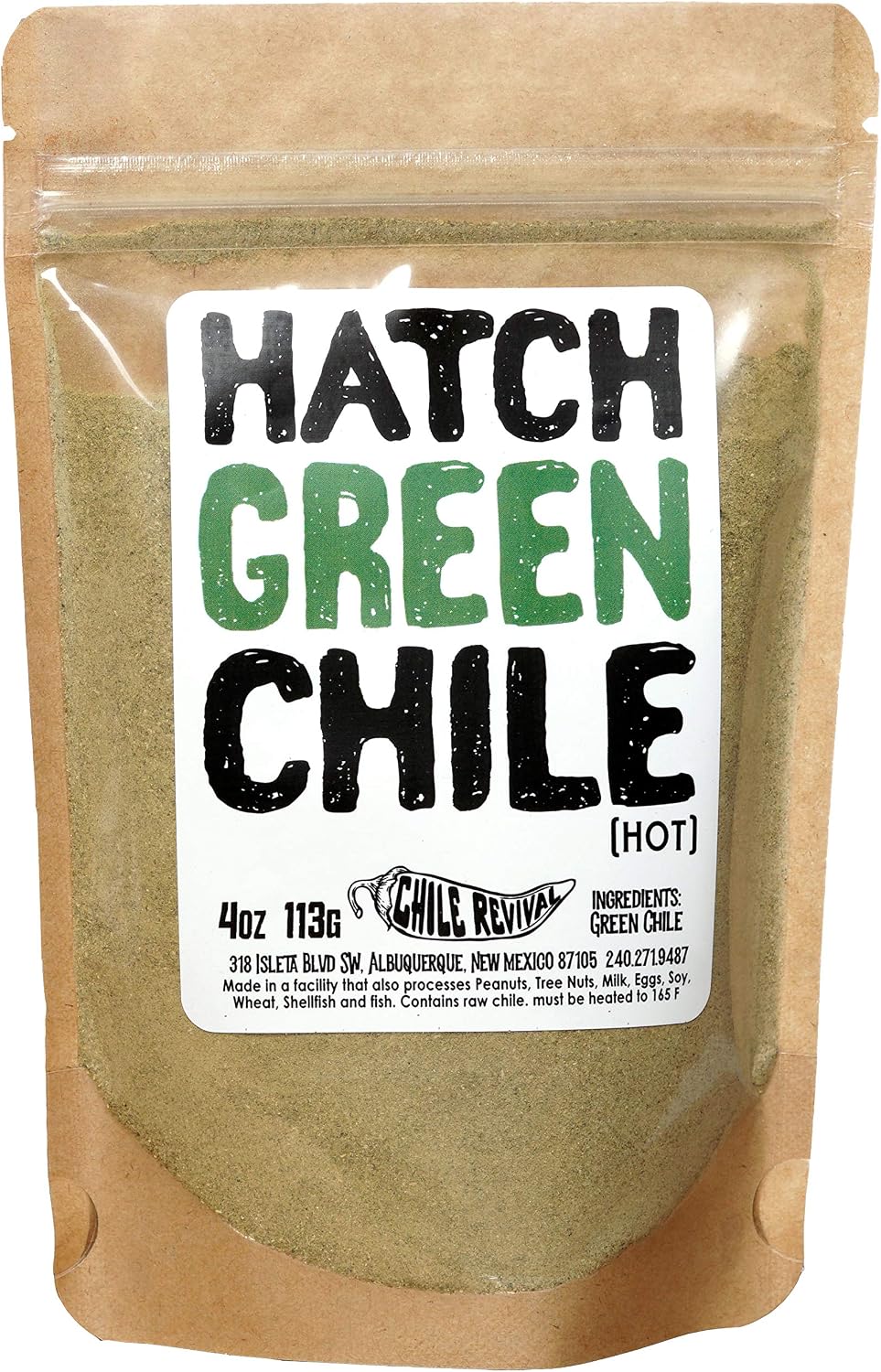 Hatch Green Chile Powder 4oz (Hot)