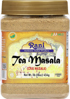Rani Tea (Chai) Masala Indian Spice Blend 16oz (1lb) 454g Bulk PET Jar ~ All Natural | Vegan | Gluten Friendly | Salt & Sugar Free | NON-GMO | No Colors | Indian Origin