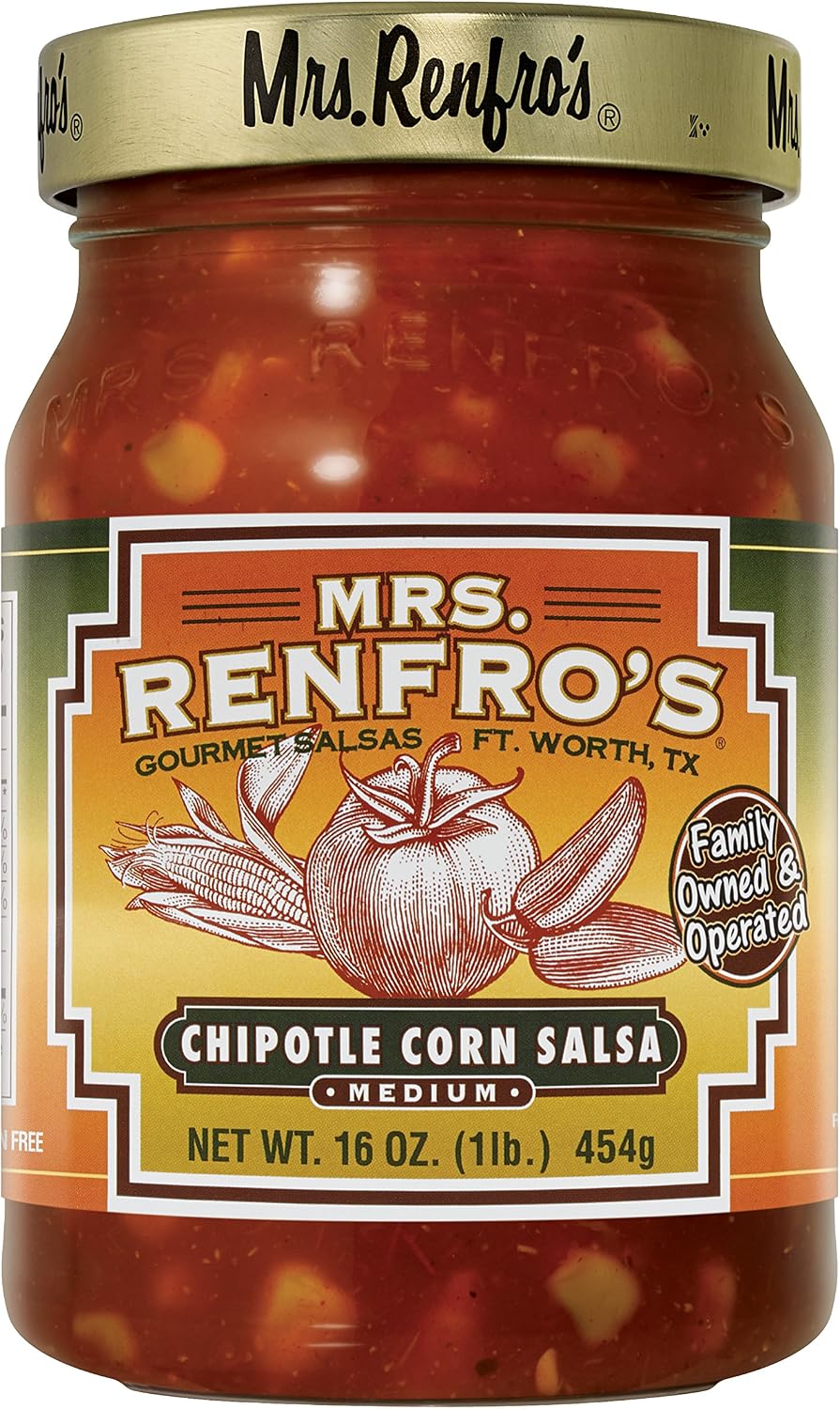 Mrs. Renfro's Chipotle Corn Salsa, 16 oz (2 Pack)