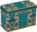 New English Teas Song Thrush & Berries Tea Tin with 40 English Breakfast Teabags