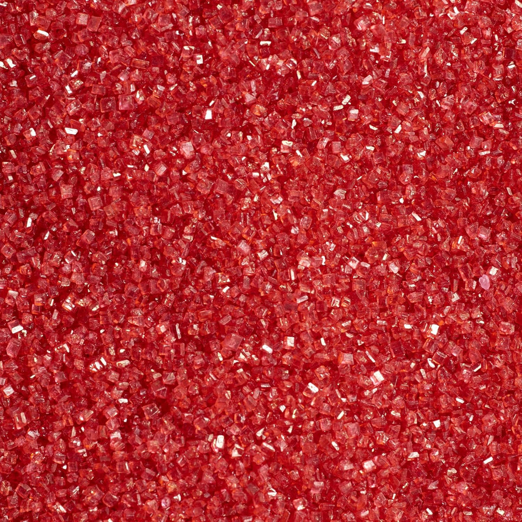 DecoPac Sanding Sugar | Red Edible Sugar Sprinkles | 33oz | Edible Sanding Sugar in Handheld Container | Made In USA | Sugar Sprinkle Mix For Cakes, Cupcakes, Cookies, Extra Large Pack | 33 Ounce - Red