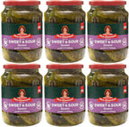Mrs Elswood - Sweet Sour Cucumbers Pickled with Sweetener - 670g (Case of 6)