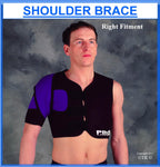 Proline Single Shoulder Brace - Black - Large/X.Large-Right Hand