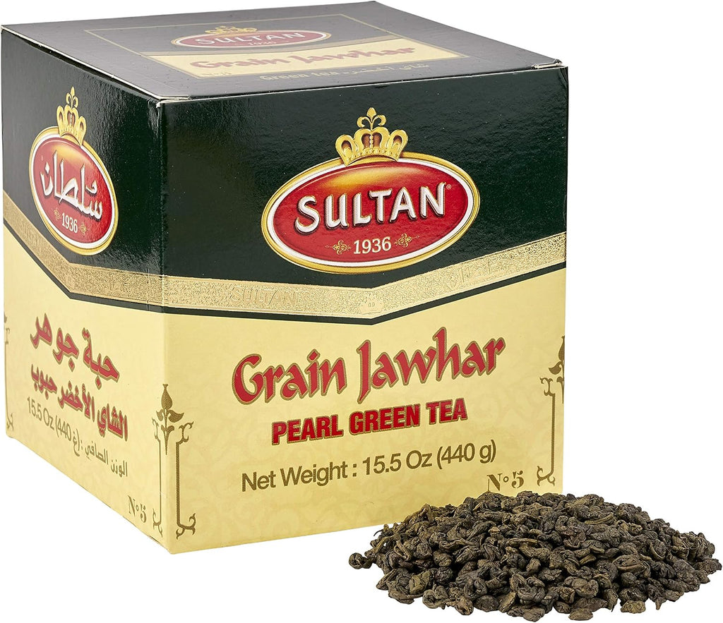Sultan Luxury Moroccan Green Tea (Grain Jawhar 500g)