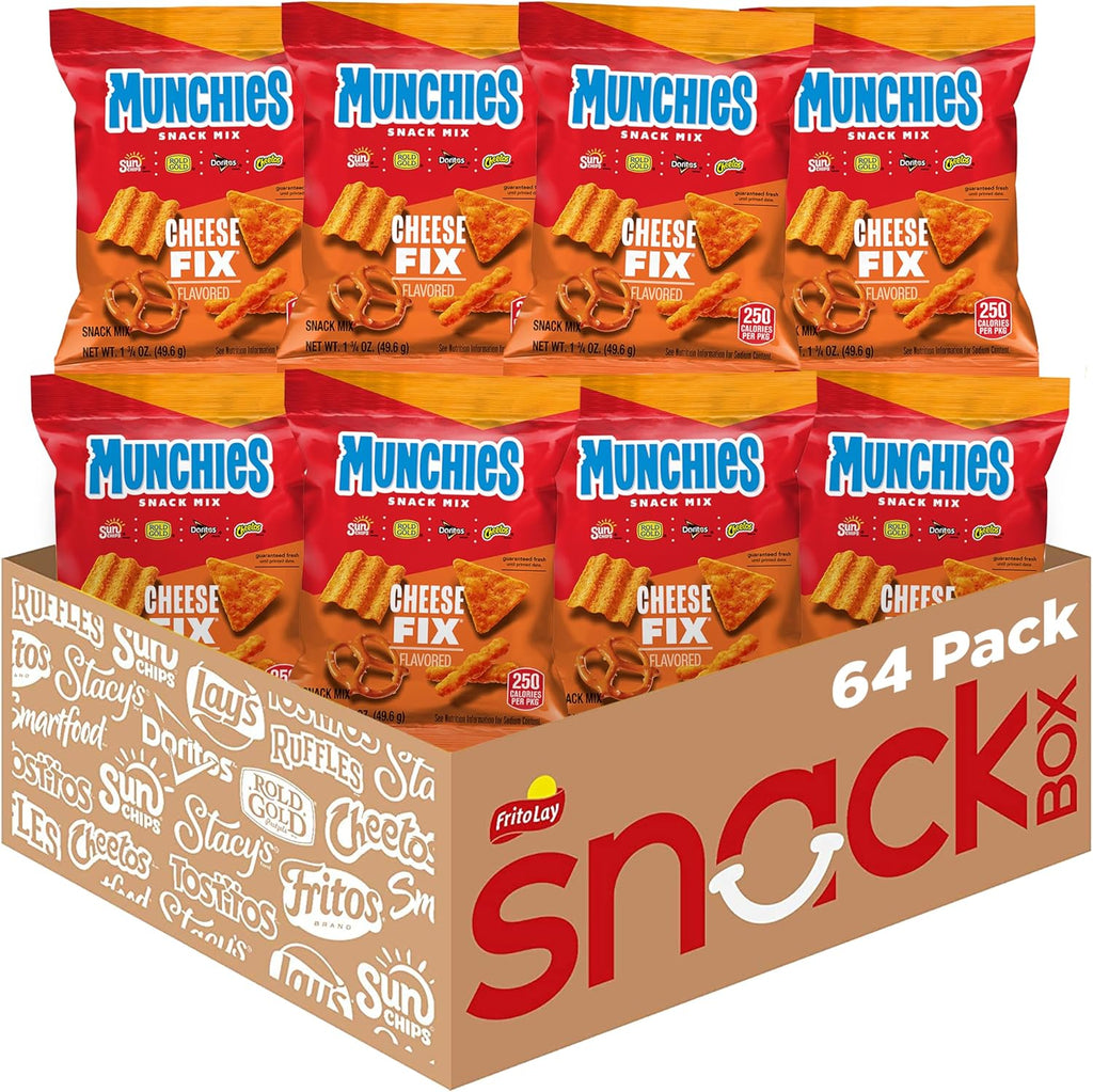 Munchies Snack Mix, Cheese Fix, 1.75 Ounce (Pack of 64)