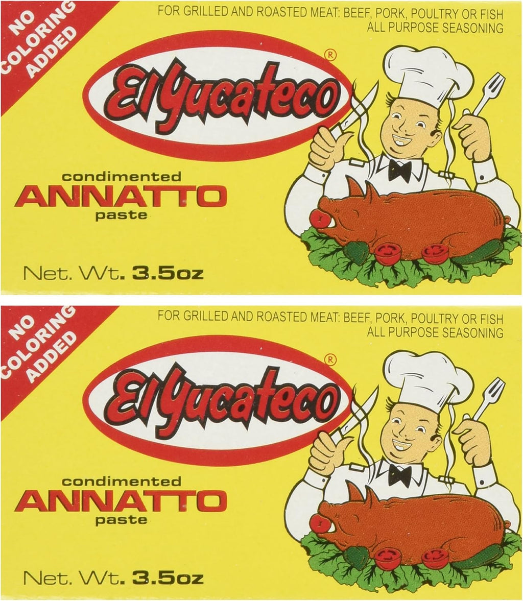 El Yucateco Paste Achiote - Pack of 2 x 3.5 oz
