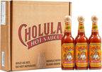 Cholula Hot Sauce Multipack, Original, Product of Mexico, Gift Set Includes Three 12 Fl Oz Bottles, Blend of Arbol & Piquin Peppers with Spices for Eggs, Rice, Tacos, Huevos Rancheros & More, 3 count