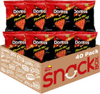 Doritos Flavored Tortilla Chips, Flamin' Hot Nacho, 1 Ounce (Pack of 40)