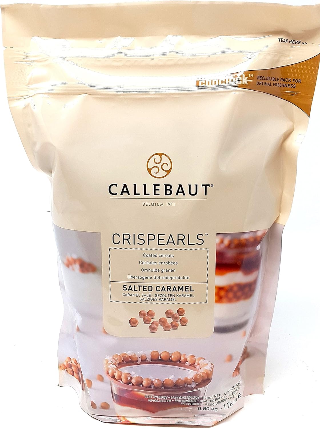 Callebaut Crispearls Salted Caramel 1.76 lbs