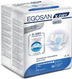Egosan Adult Incontinence Diaper Briefs with 8 Hours of Protection X-Dry Technology for Superior Absorbency Disposable with Adjustable Tabs for Men and Women (Large (8-Count)