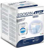 Egosan Adult Incontinence Pull Up Underwear with 8 Hours of Protection X-Dry Technology for Superior Absorbency Disposable for Men and Women (Large, 6 ct)