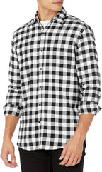 Amazon Essentials Men's Regular-Fit Long-Sleeve Flannel Shirt (Available in Big & Tall)