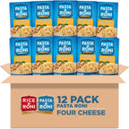 Pasta Roni, Four Cheese Corkscrew Pasta, 6oz Boxes (12 Pack)
