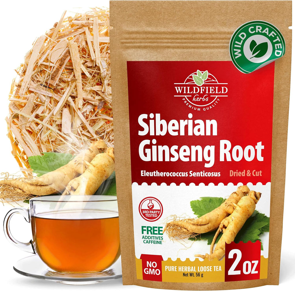 2 oz. Siberian Ginseng Ginseng Root Tea (Eleutherococcus Senticosus) - 56g Herb Tea Siberiano