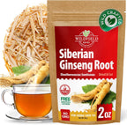 2 oz. Siberian Ginseng Ginseng Root Tea (Eleutherococcus Senticosus) - 56g Herb Tea Siberiano