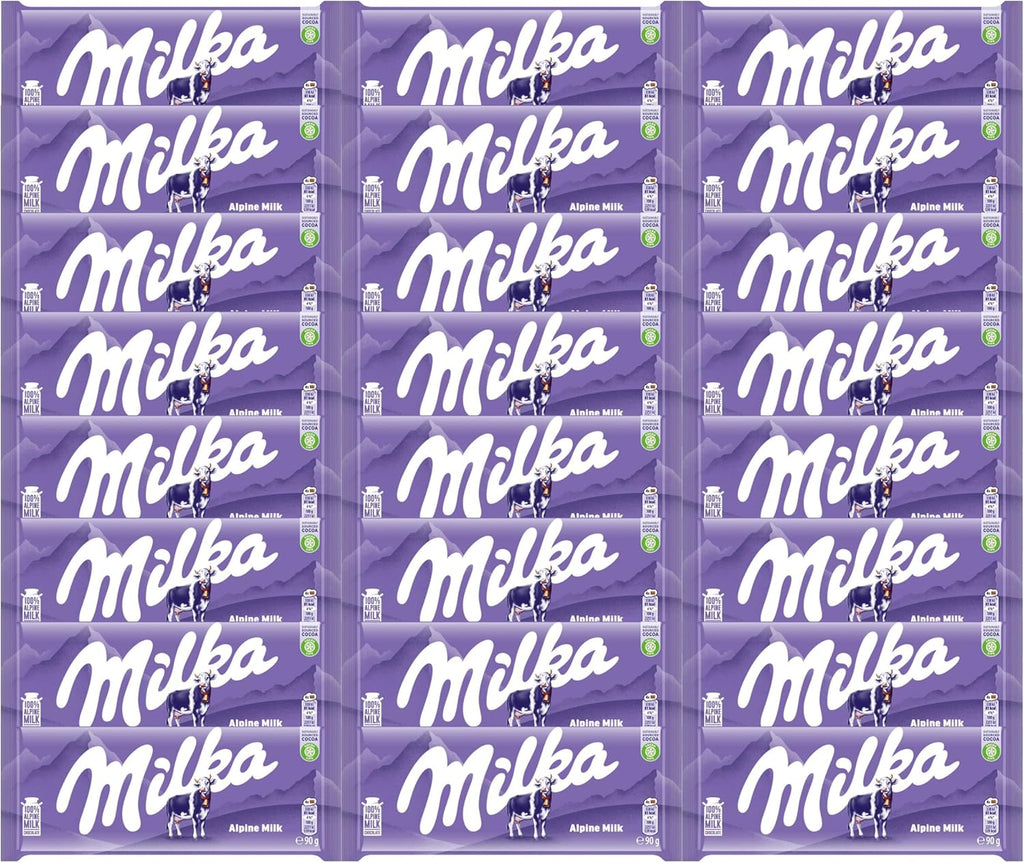 Milka Alpenmilch Chocolate Bar (Pack of 24)