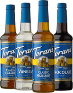 Torani Sugar Free Syrup, Variety Pack, 25.4 Ounce (Pack of 4)