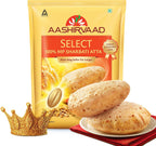 Aashirvaad Select Whole Wheat Sharbati Atta 11 Pound (5 KG)