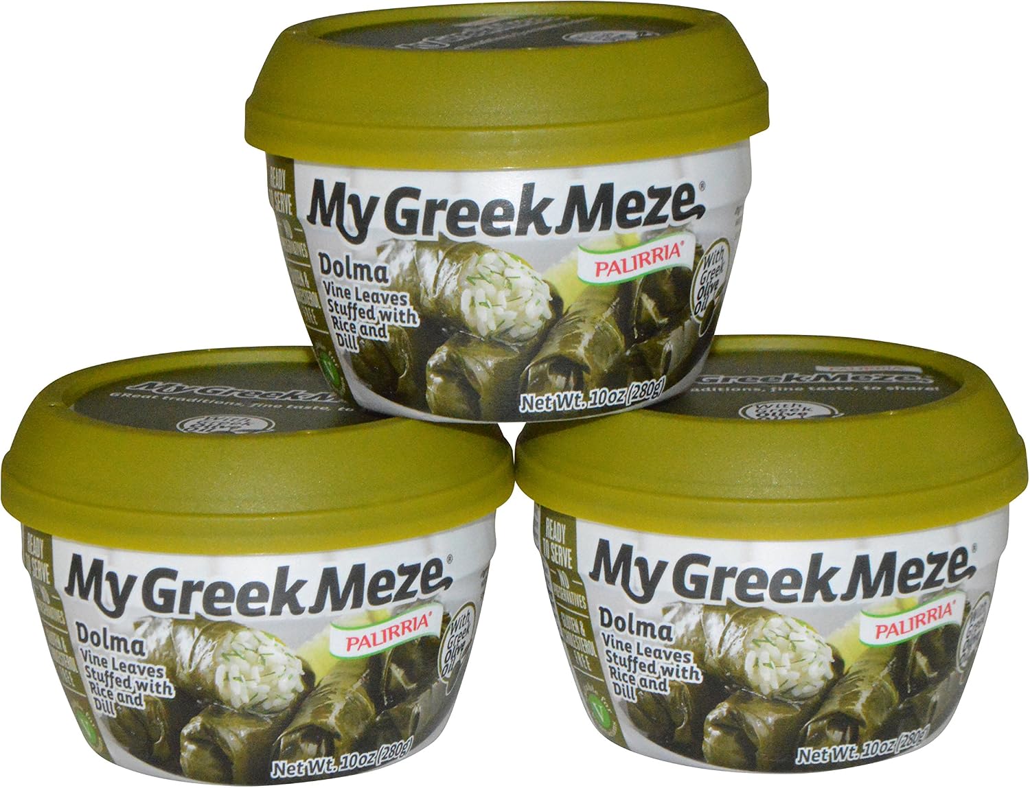 My Greek Meze Canned Meals (Dolma Vina Leaves Stuffed with Rice and Dill)