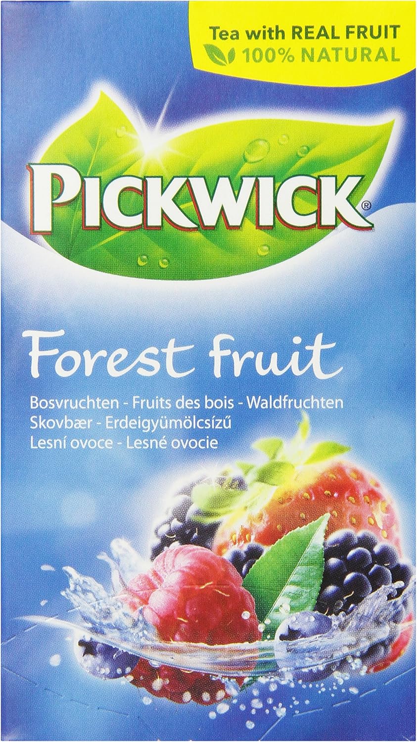 Pickwick Forest Fruit 20 tea bags per Pack, (Pack of 6)