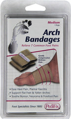 PediFix Arch Bandages, Medium , Beige , Medium (Pack of 2)