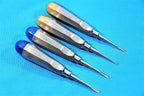Dental Luxating Elevator Surgical Root Instruments Straight Tip 1.3 mm 2mm 3mm 4mm Set of 4 Each Premium German