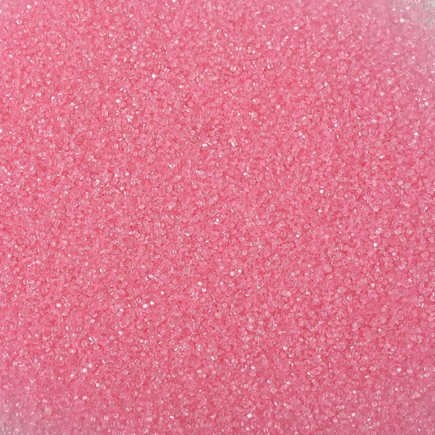 Kasvan Pink Sanding Sugar Sprinkles - Edible Sugar Crystals, Baking Cake Decorations, Ice Cream Toppings cupcake Decorating, Wedding Party Chirstmas Supplies, 85g/3.2oz