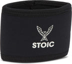 Stoic 7MM Compression Sleeve Cuff (Heavy Neoprene Construction) For arm, elbow, lower leg compression and warmth while weight lifting, powerlifting, bench pressing (8 Inch, Black)
