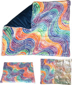 Weighted Lap Pad for Kids – 20”x17”, 5lbs – Sequin Sensory Blanket for Tactile Stimulation – Calming Aid & Autism Sensory Tool
