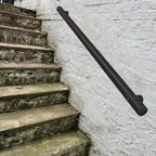30-600cm Stair Handrail, Wall Mounted Hand Rails for Stairs Or Steps, Stainless Steel Staircase Handrails Anti-Slip Banister Rails, Industrial Outdoor Indoor Stairway Grab Bar Railing Stair Banister (
