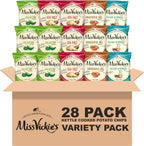 Miss Vickie's Kettle Cooked Potato Chips, Variety Pack, 1.375 Ounce (Pack of 28)