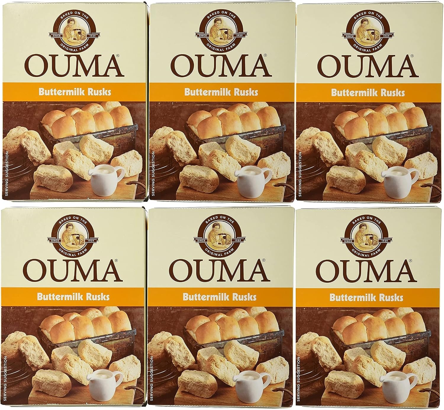 Ouma Buttermilk Rusks 500g (6 Pack)
