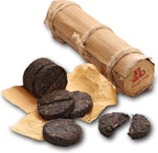 Jinglong Tea Factory - Pu-erh Tea in Bamboo Leaf Tube (80 Cups) Ripe Puerh Tea (7.1 Ounce)