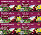 Celestial Seasonings Herbal Tea Bags, Black Cherry Berry, Flavored Tea Bags, 20 Count (Pack of 6)