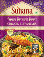 Suhana Chicken Biryani 50g Pouch | Easy to Cook | Spice Mix - Pack of 7