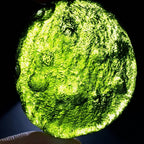6-26g Moldavite Natural Czech Meteorite Impact Glass Rough Stone Crystal Energy Stone 1pc, 11223S1BOTTON (Size : 10-12g)