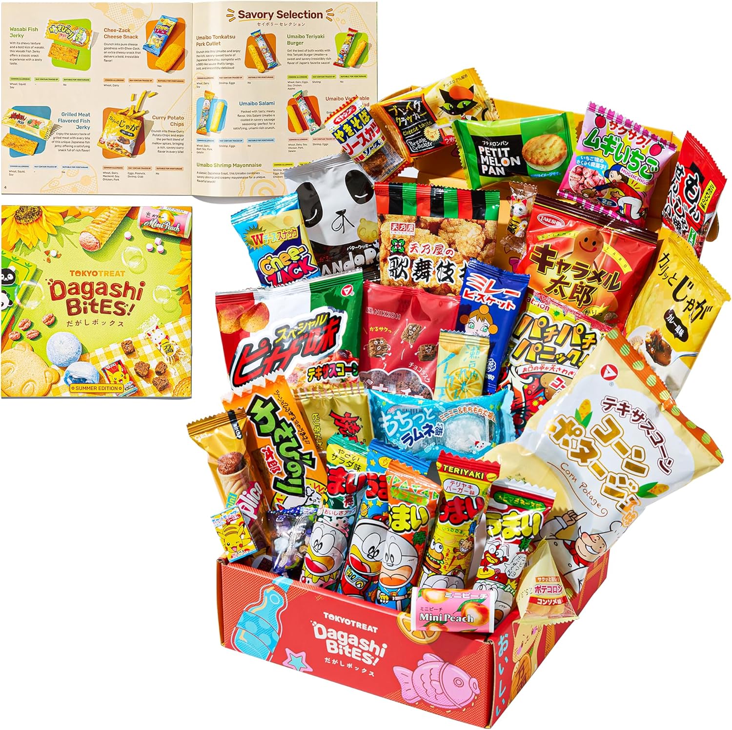 TokyoTreat Easter & Spring Japanese Snack Box – 30 Assorted Japanese Candy & Dagashi, Individually Wrapped Treats, Unique Gift Idea